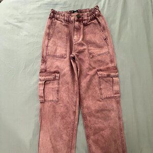 Urban Outfitters BDG Skate Jean Pink Wash Denim Size 26